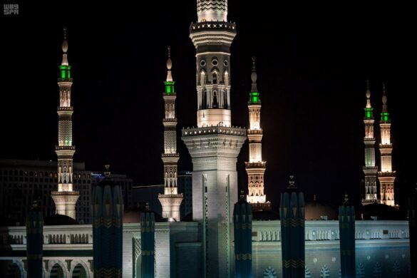 مآذن المسجد النبوي